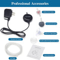 Nano Ultra Quiet Aquarium Air Pump 1.5W Mini Oxygen Aerator with Accessories for 1-15 Gallon Fish Tank Super Silent Blac
