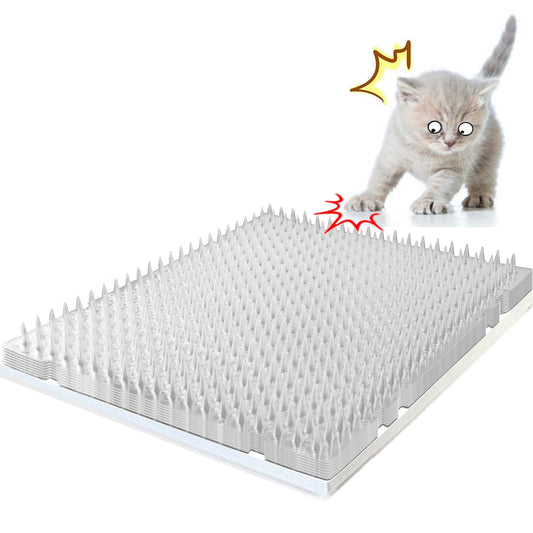 Aocoray 14 Pack Scat Mat for Cats - 16 x 13 Inch Cat Spike Mat with 1 Inch Spike, Cat Repellent Indoor & Outdoor Mat to Deter Cats & Other Animals, Humane Deterrent Indoor Fence