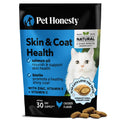 Cat Skin & Coat Health Chews – Crunchy & Creamy Treats with Omegas, Vitamin C & E, Biotin – Soothes Itchy, Dry Skin, Reduces Shedding & Promotes a Shiny Coat – Cat Vitamins (Chicken 30-Day Supply)