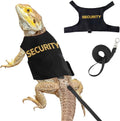 Bearded Dragon Harness and Leash-Bearded Dragon Clothes Lizard Accessories Stuff for Escape Proof Small Animal Reptile A