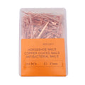 250Pcs Copper Plated Horseshoe Nails for Proof Equestrian Care with Storage Box | 45mm E3 (45mm E3)