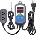 Inkbird Digital Temperature Probe Controller Thermostat Timer AC 110V 1200W Only Heating Plug Time Switch Reptile Breedi