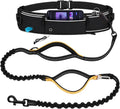 Hands Free Dog Leash, Heavy Duty 240lbs Bungee Leash with Fanny Pack