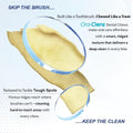 Oral Hygiene Chews for Large Dogs-Enzymatic Dental Treats for Daily Oral Care, Cleans Teeth and Freshens Breath, Reduces