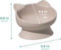 Kitty City Elevated Cat Bowls (Set of 2), Whisker-Friendly Raised Cat Food & Water Dishes, Modern Pedestal Design, Dishw
