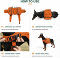Tactical Dog Backpack for Medium Large Dogs, Reflective Pack Harness with Storage, Poop Bag Pocket, Includes Free Anti-P