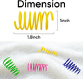 AGYM Cat Spring Toys, 12 Pack Cat Spiral Springs for Indoor Cats, Colorful & Durable Plastic Spring Coils Attract to Swat, Bite, Hunt, Interactive Toys for Kittens