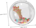 Wall Bowl Wall Hanging Fish Bowl Fish Bowls for Centerpieces Hanging Hydroponic Planter Wall Fish Tank Acrylic Vase Indo