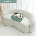 Letalong 30 X 20 Inch Leaf Shaped Cotton Cat Bed Pad, Warming Cat Mat, Pet Warming Pad for Cats, Warmer Mat for Feral and Indoor Cats, 2025 Enlarged and Thickened Leaf Beds
