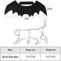 Cat Halloween Costume Bat Wing Pet Apparel for Small Dog Puppy Kitty Kitten