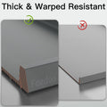 Feedoo Pet Feeding Mat [Warped Resistant Raised Edge], Water-Proof Silicone Placement for Food Water Bowls, Anti-Slip Ba
