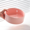 6'' Ceramic Dog Bowl - 30Oz Classic Dogs Food & Water Bowl for Small and Medium Breed Dogs, Heavy Duty Non-Slip Dog Dish