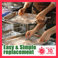 HA SHI Large Bird Cage Liners, 31 x 21.5 in, 120 Ink-Free Newsprint Sheets