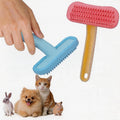 2-Pack Soft Silicone Massage Comb for Small Animals, Flexible&Skin-Friendly