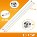 LUCKY HERP T8 15W UVB 10.0 Reptile Light, 18inch UVA UVB Reptile Light Bulb 2 Pack, Fluorescent Lamp for Reptiles Amphib