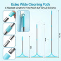 4-in 1 Carpet Rake for Pet Hair Removal, Reusable Pet Hair Remover Tool