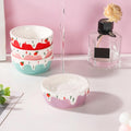 VanEnjoy 2 Pack Hamster Food Bowl Small Ceramic Water Food Bowl for Cage Small Animal Bowls for Hamster Guinea Pig Chinc