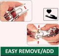 (5 Pack) Stainless Steel Dog Collar Extra Links Designed for 2.25mm H-S Collar Links, Silver.