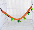 Hamiledyi 6 Pcs Hamster Hammock Small Animals Hanging Warm Bed House Organic Natural Apple Wood Chewing Stick Rat Cage N