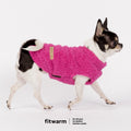 Fitwarm 2 Pack Striped Fleece Dog Sweater, Warm Winter Dog Clothes for Small Dogs Girl, Fuzzy Turtleneck Pet Outfit, Dog
