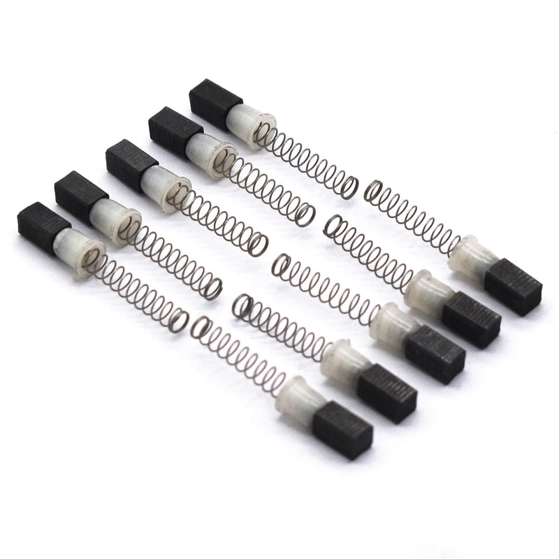 ZEROKIWI 10 Packs Professional Repairing Parts, Replacement Carbon Brush for Hair Clipper Electric Motor Compatible with Oster A5 Classic 76 A5, and Powerline Pet Groomers
