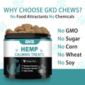 Hemp Calming Chews for Dogs, Dog Calming Treats Anxiety Relief 100% Golden Ratio of Natural Ingredients Treat, Aid with 
