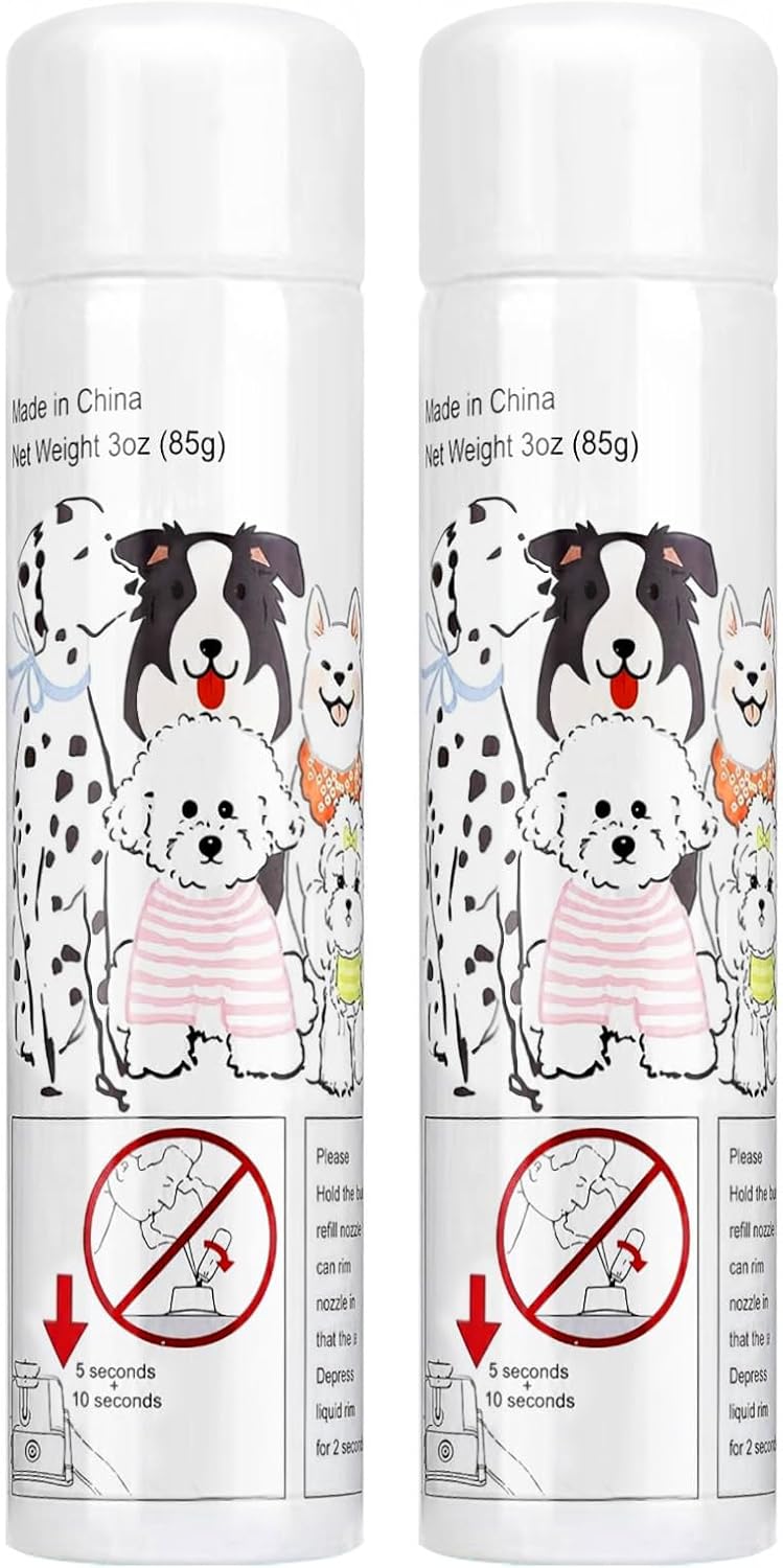 Citronella Spray Refill 2 Pack 3oz 85g Can with Most Citronella Bark Collar