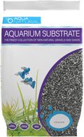 Aqua Natural Aquarium Substrate, Pewter Black Gravel, 10lb
