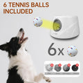 Automatic Dog Ball Launcher, 6 ETPU Balls, 20-45ft Distance