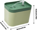 Reptile Water Bowl with Filtration System, Lizard Drinking Fountain, Bearded Dragon Tank Accessories, Reptile Habitat Wa