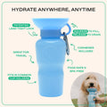 Springland Classic Portable Dog Water Bottle with Built-in Bowl
