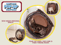 Sexy Liza’s Pop Up Tent Cat Cube - 24x22x20” Play Tent w/ 14” Hole - Connects with Snarky Pets Timmy & Mister’s Tunnel - Outdoor Cat Tent, Play Pen, Zip Connect, Outdoor cat House or Small Dog Bed