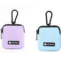 Dog Treat Pouch 2 PCS, Waterproof Small Dog Treat Bag for Leash, Hands Free Puppy Walking Bag with Carabiner, Pet Poop Bag Holder for Pet Puppy Travel or Outdoor Use, Zipper Closure to Avoid Spilling