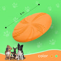 Nobleza 2 Pack Dog Flying Disc, 8in Interactive Flyer Dog Toys for Small Medium Large Dogs to Fetch, Durable Outdoor Dog