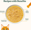 Made by Nacho Flaked Filets Recipe in Bone Broth, Grain-Free Chef's Selects Wet Food for Cats Balanced Diet in Naturally Hydrating Pumpkin-Infused Broth (3.0 oz (Pack of 12), Tuna & Rainbow Trout)