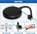 Clip On Aquarium Light 8W LED Fish Tank Light with Full Spectrum & Dimmable Brightness USB Moving Aquarium Lamp for 1-5 
