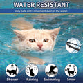 4 Pack Flea Collar for Cats, 32 Months Flea and Tick Prevention for Cat, Waterproof & Natural Cat Flea and Tick Treatment, Adjustable for Cats Kittens(Blue&Pink)