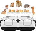 SlowTon Small Animals Playpen, Pop Up Detachable Bottom 73"x36"x25"