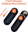 Clink Design Dog Training Clicker & Dog Clicker with Treat Storage, Black