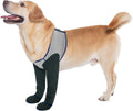 COODEO Dog Socks & Paw Protectors - Front Paws Only, Non-Slip Waterproof Dog Boots to Prevent Paw Licking, Protect Wound