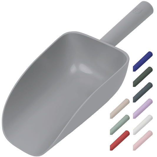 CATSTAG Extra Big Multipurpose Scoop– Solid Deep Scooper for Any Household – Disposing/Replacing Litter – Big Size Animal Pet Food Shovel – 44oz