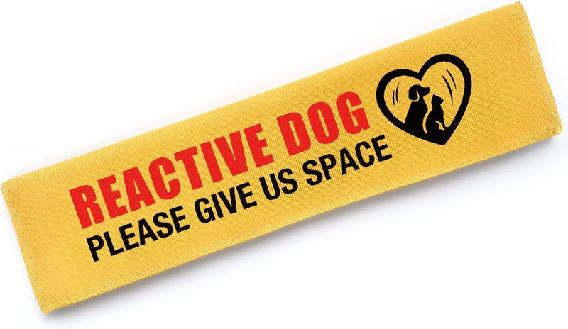 Give Me Space Leash Sleeve, Funny Do Not Pet Reactive Dog Patch