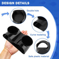 Aquarium Cave Tunnel, 2 Hole Fish Tank Hideout for Gravel or Sand Setup