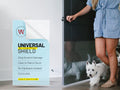 CLAWGUARD Plexiglass Universal Scratch Shield – 32x24 in. Clear Door Scratch Protector Dog & Cat – Wall, Door & Furniture Cat Scratch Protectors