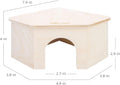 Niteangel Birch Chamber-Maze Hamster Hideout - Small Pets Woodland House Habitats Decor for Hamster Mice Gerbils Mouse