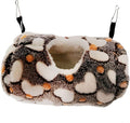 Litewoo Sugar Glider Sleeping Pouch Small Animal Hammock Bed Nest, Coffee