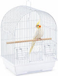 Capuca Small Bird Travel Cage - Lightweight Small Birds Starter Kit with Birdcages and Accessories Great for Parakeets Lovebirds Parrotlets Finches Canaries