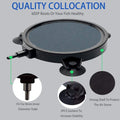 PINVNBY 4.2-Inch Air Stone Disc Bubble Diffuser with Suction Cups for Oxygenation in Fresh/Saltwater Tanks, Ponds, Hydro