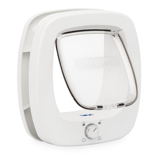 PetSafe Big Cat Door Interior and Exterior Pet Door for Cats, Small Dogs and Multi-Pet Households Push-&-Turn 4-Way Locking Mechanism for Extra Security Soft Close Flap for Added Safety