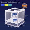 4IN1 Small Fish Breeder Box w/Mesh, Scoop & Siphon Guppy Betta